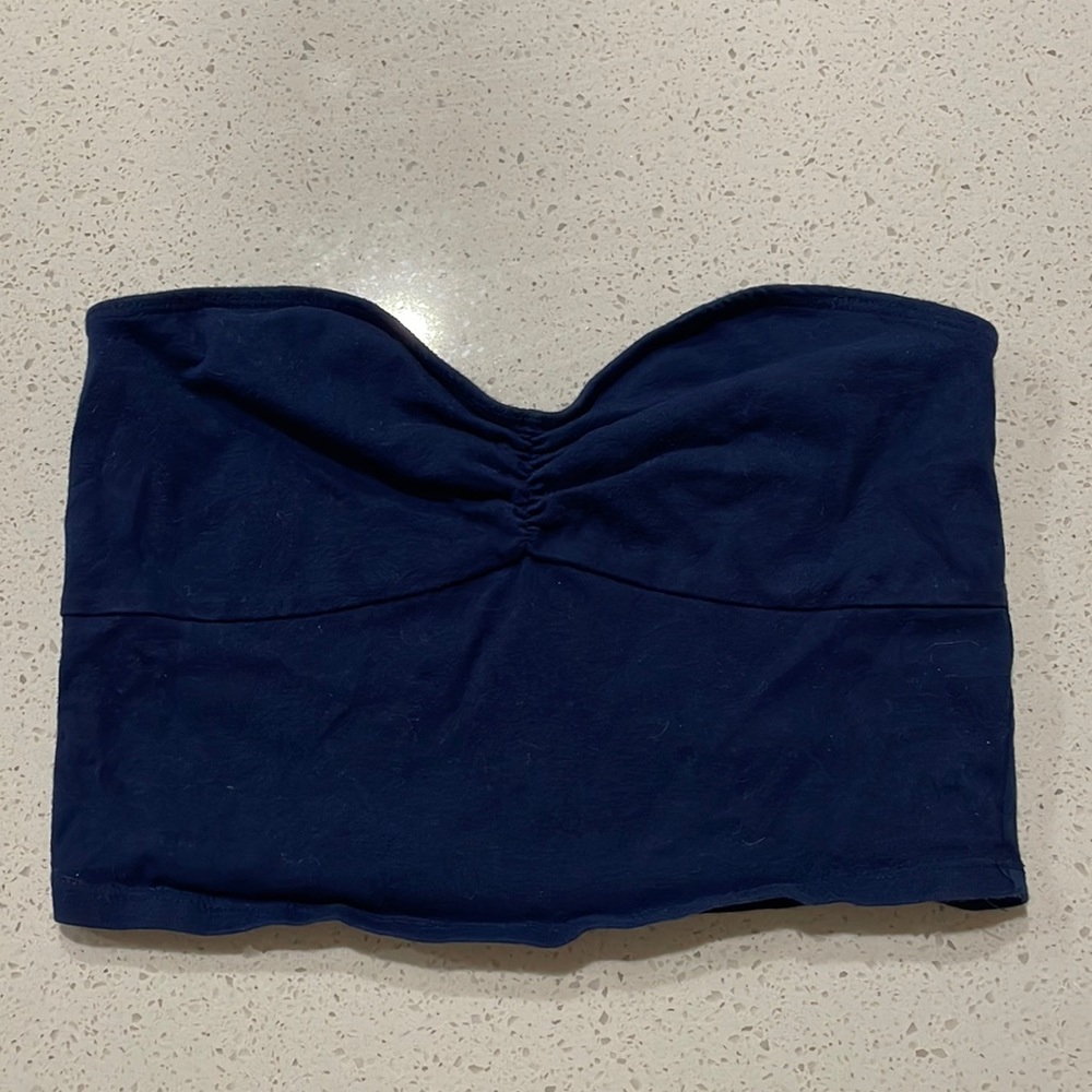 Forever 21 Navy blue tube top size medium